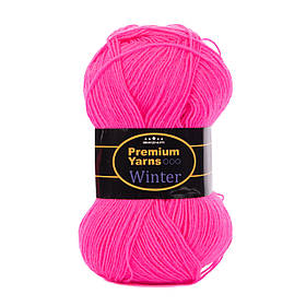 Premium Yarn Winter, колір рожевий неон