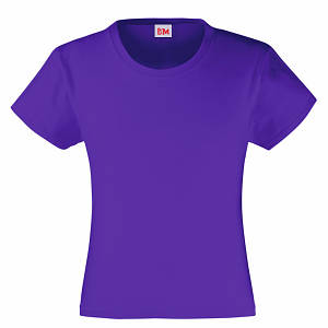 Фіолетова футболка для дівчаток (Комфорт)
