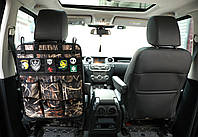 Автомобильный органайзер тактический на спинку сиденья с системой molle Protector Plus A035 forest (лес))