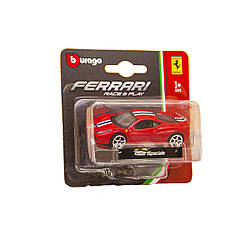 Автомодель металева 1:64 Ferrari Roma 18-56000 BBURAGO мікс видів на планшетці