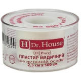 Пластир мед.на нетканій осн.2,5смх500см"H Dr.House"(плас.кот.)