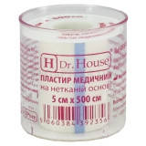 Пластир мед.на нетканій осн.5смх500см"H Dr.House"(плас.кот.)