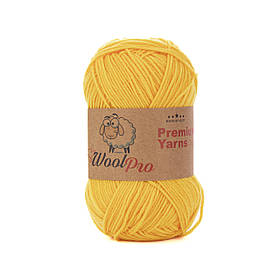 Premium Yarns Wool Pro, колір жовток