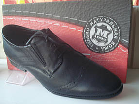 Туфлі чоловічі з натуральної шкіри МЗС 11541., фото 2