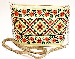 Сумочка клатч Червоний з зеленим 2