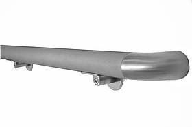 Поручень вініловий для медичних і бізнес-центрів діаметр 42 мм сірий WG42