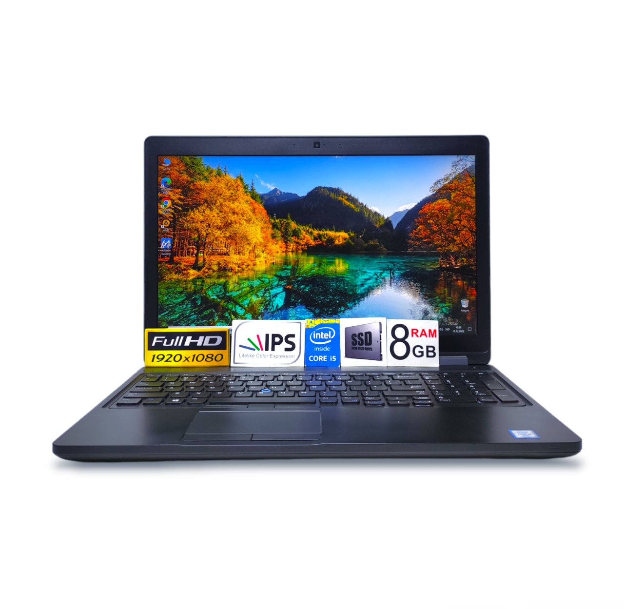 Бізнес Ноутбук Dell Latitude 5580 15.6 FHD IPS Core i5 7300U Ram 8GB SSD 256GB Intel HD Graphics 620