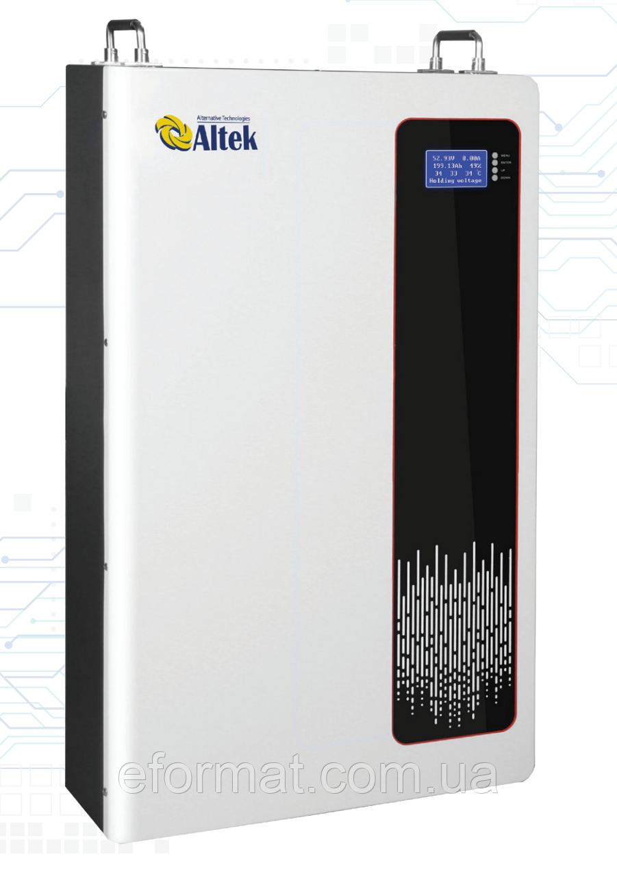 Аккумуляторний блок Altek Atlas 48В В3 10.24 кBт