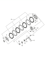 Pulsar 180 Neon Гайка корзины сцепления DH101648