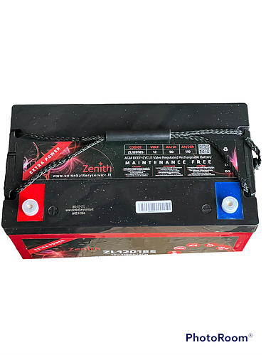 Аккумулятор для котлов и бесперебойника ZENIT ZL120185 12V 110Ah/20h ...