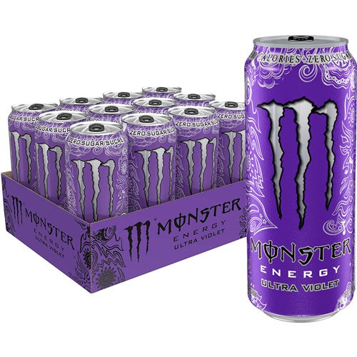 Блок енергетиків Monster Energy Ultra Violet 12x500 ml