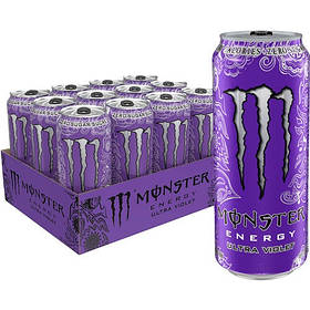 Блок енергетиків Monster Energy Ultra Violet 12x500 ml