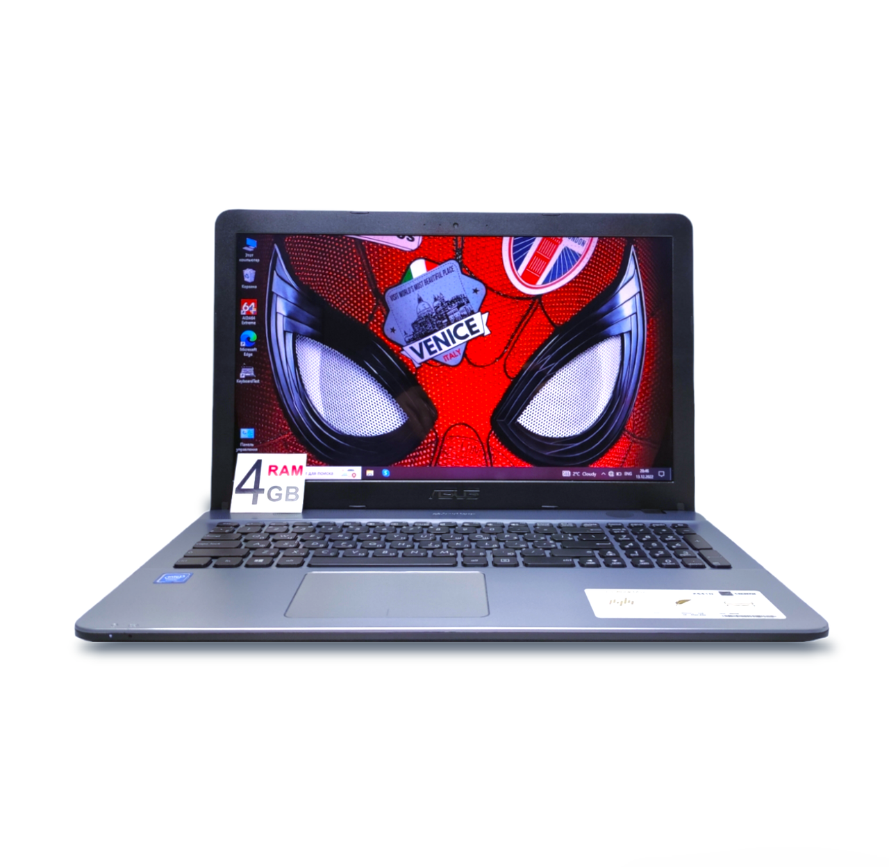 Ноутбук Asus R541N 15.6 HD Intel Celeron N3350 Ram 4GB HDD 500GB HD Graphics 500