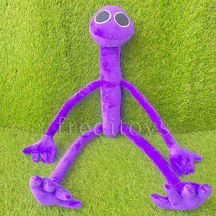 М'яка плюшева іграшка Фіолетовий Райдужний Друг 50 см Роблокс Green Rainbow Friends Plush Roblox