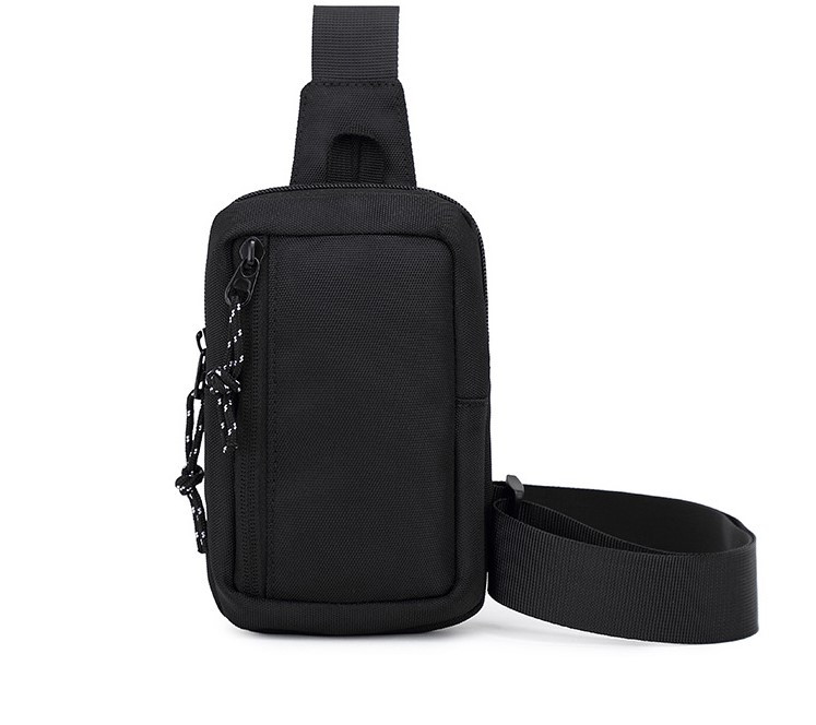 Нагрудна та поясна сумка органайзер Чорна Стиль