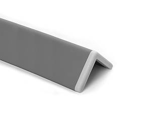 Відбійник кутовий для захисту стін 50х50 мм (Алюмінієвий каркас) сірий CG50