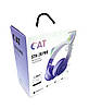Бездротові навушники Котячі вушка Bluetooth STN-28 PRO CAT Фіолетові, фото 3