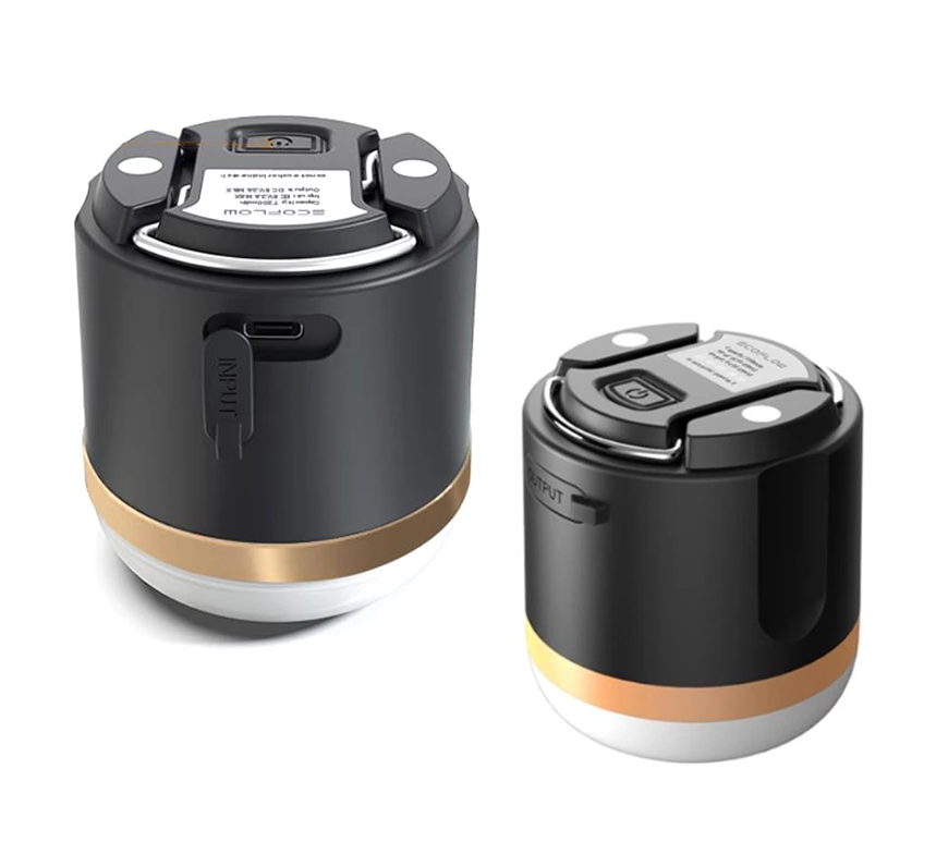 Лампа повербанк EcoFlow 3600 mAh USB Type-c регульована яскравість, напрям світла лампа - ліхтар, 5 режимів