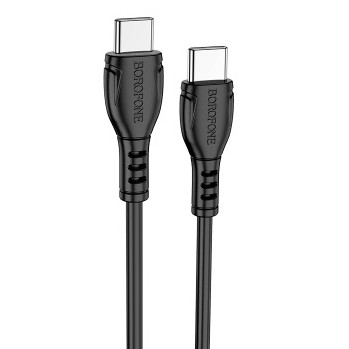 Кабель Borofone BX51 Triumph Type-C - Type-C 60W (Чорний)