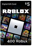 Roblox 5$ Gift Card | 400 Robux