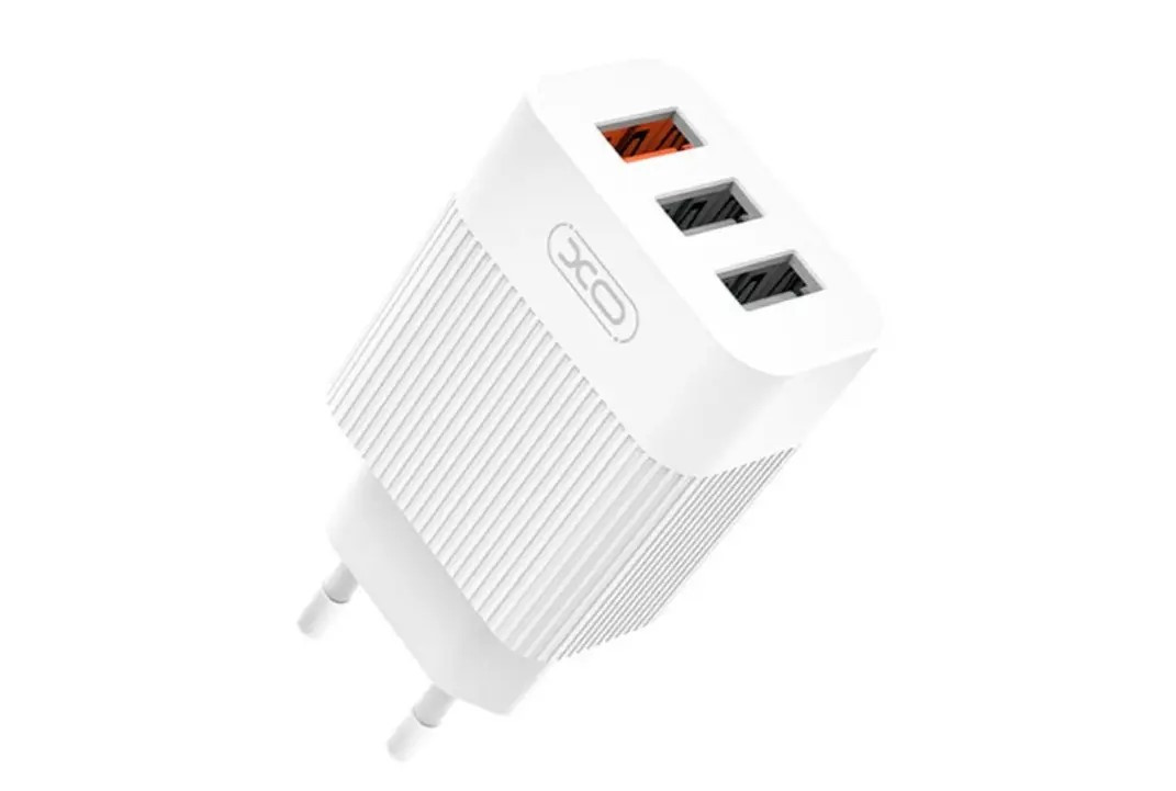 Блок Быстрой Зарядки XO-L72 с Кабелем Micro - USB / 3 USB / Quick ...