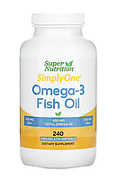 Super Nutrition Omega-3 Fish Oil 1000mg 240 softgels