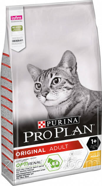 Purina Pro Plan Original Adult Chicken 1,5 кг / Пурина Про План Ориджинал Едалт Курка 1,5 кг — корм для кішок