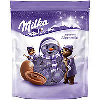 Новогодние конфеты Milka Bonbons Alpenmilch 86g