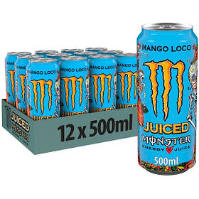 Блок енергетиків Monster Energy Mango Loco Juiced 12x500 ml