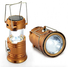 ЛІХТАР-ЛАМПА 2в1 ORION світлодіодний LED кемпінг OR-5800T GOLD