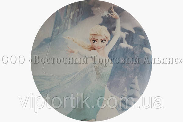 Вафельна картинка — Холодне серце No5 — Ø21