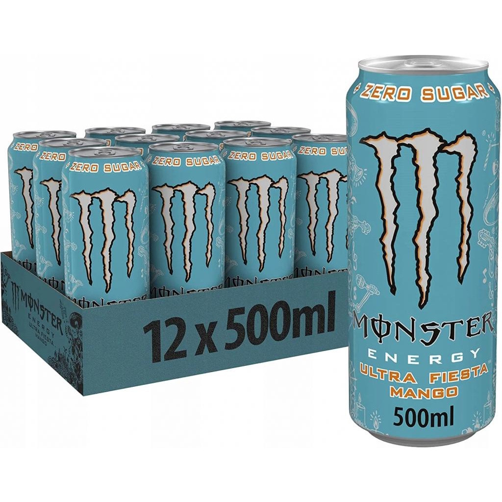 Блок енергетиків Monster Ultra Fiesta Mango 12x500 ml