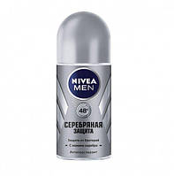 Дезодорант-антиперспирант Nivea Men Silver Серебряная защита с ионами серебра Шариковый 50мл