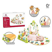Дитячий розвивальний килимок піаніно для новонароджених YL 603 A "Корб" з підсвіткою, звуками, мелодіями