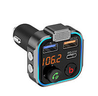 FM-трансмиттер Grand-X 99GRX Hands Free, Bluetooth V5.0, 2USB, QC3.0, PD