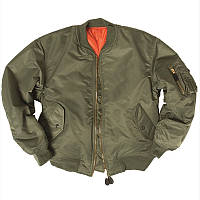 Куртка ma1 flight jacket (bomber) олива комби. Mil-Tec Германия M, 48-50