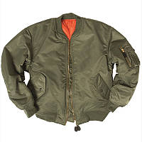 Куртка ma1 flight jacket (bomber) олива комбинированный Mil-Tec Германия