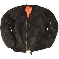 Куртка ma1 flight jacket (bomber) черный комби. Mil-Tec Германия