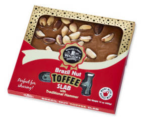 Іриски Walker's Nutty Brasil Toffee Slab 400g