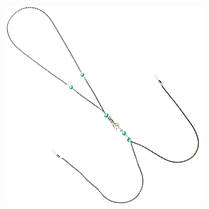 Мистецтво статевого ніпельного оформлення - кріплення сосків arrow, колір м'яти, фото 3