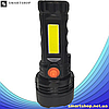 Ліхтар ручний PANTHER PT-8915 3W з бічною лампою, потужний світлодіодний ліхтарик з акумулятором, заряджання від USB, фото 9