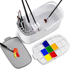 Органайзер для пензлів з палітрою та ручкою від Gamenote