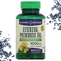 Добавка для жінок Nature's Reward Evening Primrose Oil 1000 мг 60 гелевих капсул