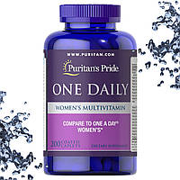 Вітаміни для жінок Puritan's Pride ONE DAILY Women's Multivitamin Мультивітаміни 200 таблеток (каплетс)