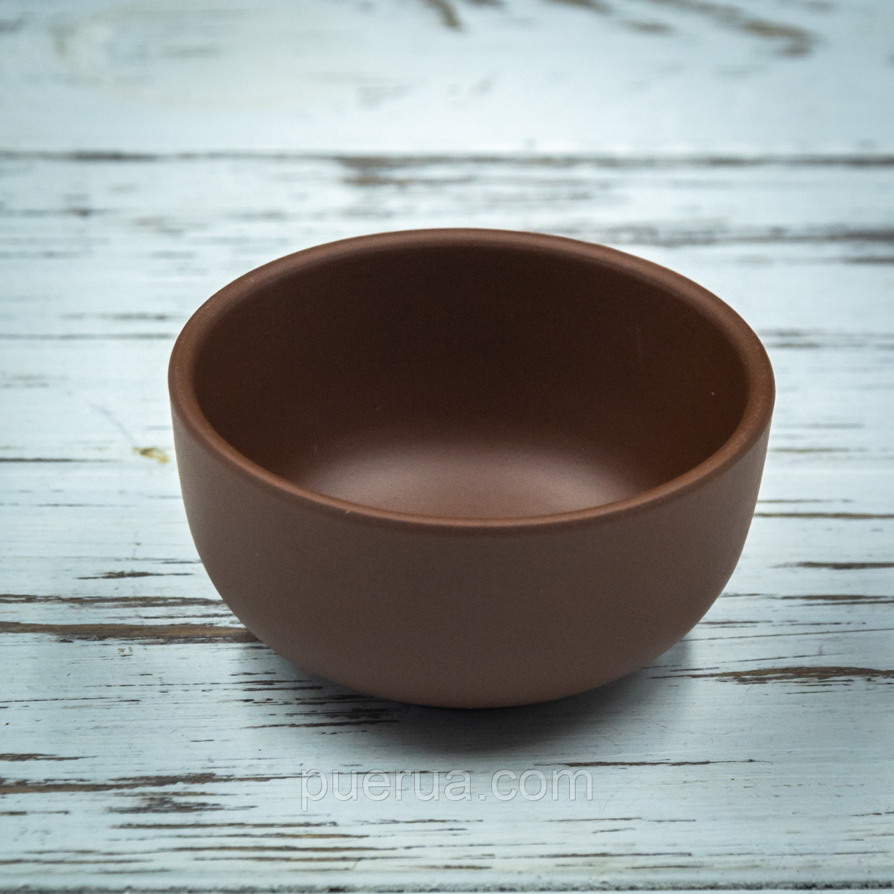 Глиняна піала матова, коричнева 45 мл - фото 1 - id-p1727571804