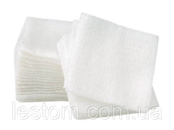 Серветки марлеві медичні нестерильні Білосніжка (12 шарів) 10 см х 10 см, 100 шт