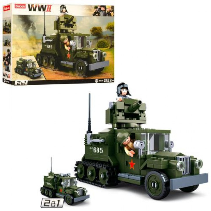 Конструктор військовий автомобіль з фігурками M38-B0685
