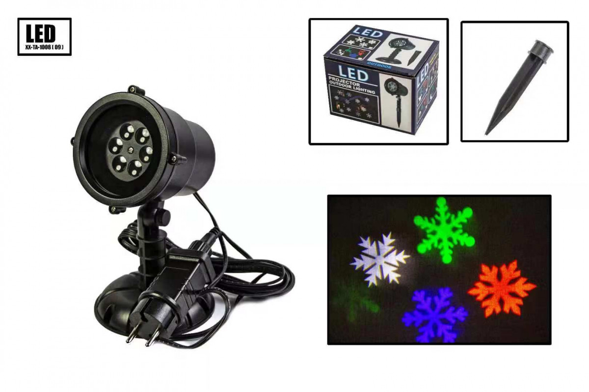 Вуличний лазерний проєктор Laser New Year TA-5008 для квартири та приватного будинку