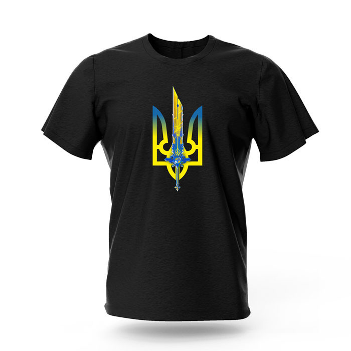 Футболка Меч Геншин Импакт УКР XL Черная (17198) — Купить Недорого на ...