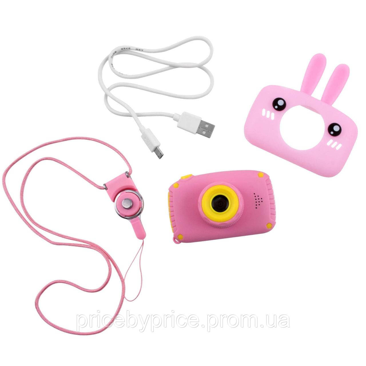 Купить Игрушка фотоаппарат Cartoon camera музыкальный розовый, цена 699 ...